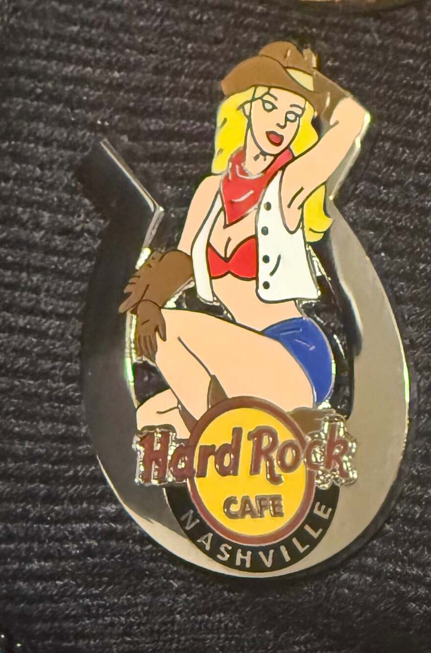 Hard Rock Cafe Nashville Cowgirl Pin